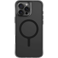 UNIQ LifePro Xtreme MagClick matowe przezroczyste etui z MagSafe do iPhone 16 Pro Max - dymiony