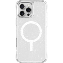 UNIQ Brokatowe etui LifePro Xtreme MagClick z MagSafe do iPhone'a 16 Pro Max - srebrne
