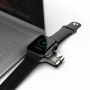 T304 mini przenośna ładowarka bezprzewodowa do zegarka Apple - biała