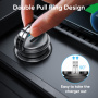 Mini ładowarka samochodowa JOYROOM C-A35 z portami USB-C / USB-A - 45W - czarna