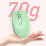 Ergonomiczna mysz bezprzewodowa Bluetooth - niebieska