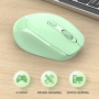 Ergonomiczna mysz bezprzewodowa Bluetooth - niebieska