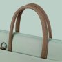 Torba w stylu torebki z paskiem na iPada do 13" / MacBooka do 14" - szara
