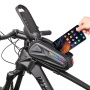 Wheel up Bike Bag wodoodporna torba rowerowa z miejscem na iPhone'a - czarna