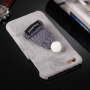Pluszowe etui ochronne / opakowanie z czapką dla Apple iPhone 6S / 6 - szare