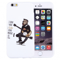 Plastikowe etui ochronne / opakowanie dla Apple iPhone 6S / 6 - gitarzysta