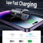 Ładowarka samochodowa JOYROOM CCN06 z portami 2x USB-C - 30W - czarna