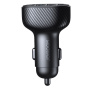 Ładowarka samochodowa JOYROOM CCD03 z wyświetlaczem i portami 3x USB-A - 17W - czarna