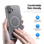 DUX DUCIS Yind Matte Cover z MagSafe do iPhone'a 16 - Szary