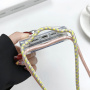 Przezroczyste etui ze smyczą i MagSafe do iPhone'a 12 / 12 Pro - czarne