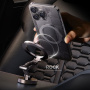 ROCK RAM0037 Składany magnetyczny uchwyt samochodowy na deskę rozdzielczą do iPhone'a - szary