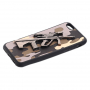 Etui plastikowe z 3D motywem karabinu Steyr AUG A1 dla Apple iPhone 6S / 6 - szare