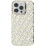 Karl Lagerfeld Powłoka IML z powtarzalnym logo IML do iPhone'a 16 Pro - złota