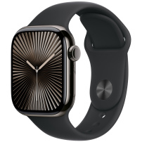 Oryginalne Apple pasek sportowy do Apple Zegarek 42mm / 41mm / 40mm / 38mm - S/M - czarny