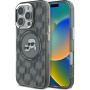 Karl Lagerfeld Pokrowiec na główkę IML Monogram K&CH z MagSafe do iPhone'a 16 Pro Max - czarny