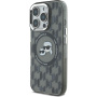 Karl Lagerfeld Pokrowiec na główkę IML Monogram K&CH z MagSafe do iPhone'a 16 Pro Max - czarny