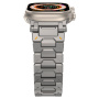 Pasek ze stali nierdzewnej Pathfinder do zegarka Apple Ultra 49mm / 46mm / 45mm / 44mm / 42mm - szary