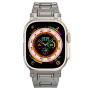 Pasek ze stali nierdzewnej Pathfinder do zegarka Apple Ultra 49mm / 46mm / 45mm / 44mm / 42mm - szary