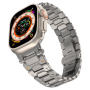 Pasek ze stali nierdzewnej Pathfinder do zegarka Apple Ultra 49mm / 46mm / 45mm / 44mm / 42mm - szary