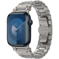 Pasek ze stali nierdzewnej Pathfinder do zegarka Apple Ultra 49mm / 46mm / 45mm / 44mm / 42mm - szary