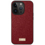 SULADA eleganckie brokatowe etui do iPhone'a 16 Pro Max - czerwone