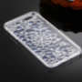 Ochronne etui tylne z kamyczkami w stylu diamentu dla iPhone 6 / 6S - srebrne