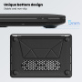 Etui skórzane z podstawką do MacBook Pro 13" (A2251 / A2289 / A2338) - czarne