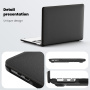 Etui skórzane z podstawką do MacBook Pro 13" (A2251 / A2289 / A2338) - czarne