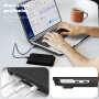 Skórzane etui z podstawką do MacBook Air 13" (A2681 / A3113 / A3240 / A3449) - czarny
