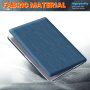 Etui z tekstylną powierzchnią i podstawką do MacBook Pro 16" (A2485 / A2780 / A2991 / A3186 / A3403 / A3428 / A3429) - ciemnoniebieski