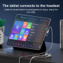 Mini adapter audio - Lightning na USB-C - biały