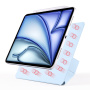 Magnetyczne etui z podstawką origami do iPad Air 4 (2020) / Air 5 (2022) / Air 11" (2024-2026) / Pro 11" (2018) - niebieskie
