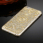 Ochronne etui tylne z kamyczkami w stylu diamentu dla iPhone 6 / 6S - złote