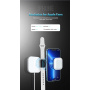 AP08 Bezprzewodowa ładowarka MagSafe ze składaną podstawką do iPhone / Apple Watch / AirPods - 15W - biała