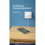 Wiwu W009 bezprzewodowa ładowarka MagSafe do iPhone / AirPods - 15W - biała