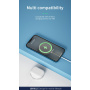 Wiwu W009 bezprzewodowa ładowarka MagSafe do iPhone / AirPods - 15W - biała