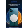 Wiwu W009 bezprzewodowa ładowarka MagSafe do iPhone / AirPods - 15W - biała