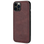 DG.Ming Odpinane etui z klapką 2 w 1 do iPhone'a 12 Pro Max - Wino