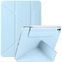 Magnetyczne etui z podstawką origami do iPad Pro 11" (2024/2025) - niebieskie