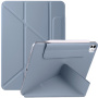 Magnetyczne etui z podstawką origami do iPad Pro 11" (2024/2025) - niebiesko-szare