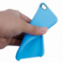 Etui matowe antypoślizgowe do Apple iPhone 6 / 6S - niebieskie