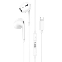 Hoco Słuchawki M111 Max ze złączem lightning do urządzenia Apple - białe