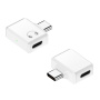 Mini adapter audio - Lightning na USB-C - biały