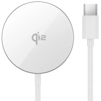 Ładowarka bezprzewodowa Wiwu W029 MagSafe do iPhone / AirPods - 15W - biała
