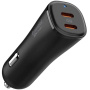 Ładowarka samochodowa Spigen ArcStation Essential z 2x portami USB-C - 50W - czarna
