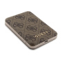 Guess 4G bezprzewodowy MagSafe powerbank z portem USB-C - 5 000 mAh - brązowy