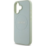 Guess Ziarnista Classic Etui z logo MagSafe na iPhone'a 16 - zielone