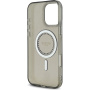 Guess Etui IML z cyrkoniami i MagSafe na iPhone'a 16 Pro Max - Szare