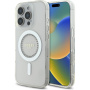 Guess Etui IML z cyrkoniami z MagSafe do iPhone'a 16 Pro - przezroczyste