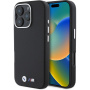 BMW Etui z logo M Kevlar Metal na iPhone'a 16 Pro - czarne